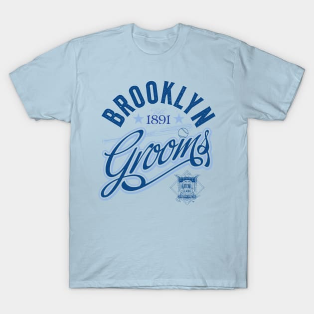 Brooklyn Grooms T-Shirt by MindsparkCreative